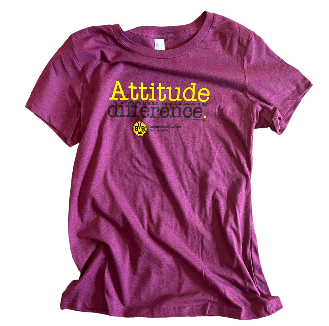 Attitude Tee - Maroon